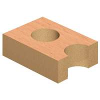 Through-Hole Carbide Tipped Drill, 2/5" Diameter Seaboard Timber Mart