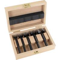 Bormax Forstner Bit Kits in a Wooden Box, 5 Pieces, High Carbon Steel Seaboard Timber Mart