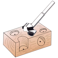 M&egrave;che Forstner, 2/5", Tige 8 mm, Longeur de 3-1/2" Seaboard Timber Mart