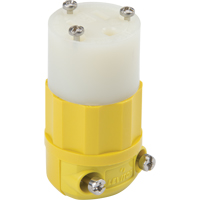 Industrial Straight Blade Connector, 5-15P, Nylon Seaboard Timber Mart