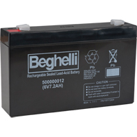 Sealed Lead Acid Batteries, 6 V, 7.2 Ah Seaboard Timber Mart