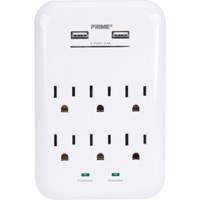Prime&reg; USB Charger with Surge Protector Seaboard Timber Mart