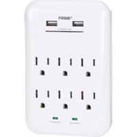 Prime&reg; USB Charger with Surge Protector Seaboard Timber Mart