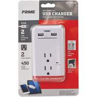 Prime&reg; USB Charger with Surge Protector Seaboard Timber Mart