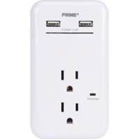 Prime&reg; USB Charger with Surge Protector Seaboard Timber Mart