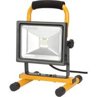 Portable Work Light, LED, 20 W, 2500 Lumens, Aluminum Housing Seaboard Timber Mart