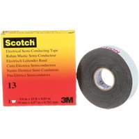 Ruban isolant semi-conducteur Scotch, 19 mm (3/4") x 4,6 m (15'), Noir, 30 mils Seaboard Timber Mart