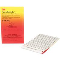 ScotchCode Pre-Printed Wire Marker Book Seaboard Timber Mart