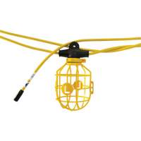 Heavy-Duty Moulded Stringlights, 10 Lights, 1200" L, Plastic Housing Seaboard Timber Mart