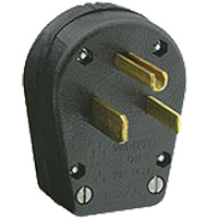 Dual Power Plug, Thermoplastic, 30 A/50 A, 250 V Seaboard Timber Mart