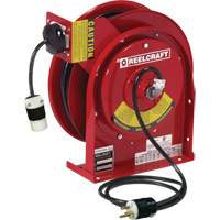 Power Cord Reel, 45', SJEOOW, 12 Gauge, 20 A Seaboard Timber Mart