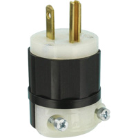 Hospital Grade Extension Plug, Nylon, 20 Amps, 125 V Seaboard Timber Mart