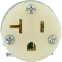 Hospital Grade Extension Plug Connector, 5-20R, Nylon Seaboard Timber Mart