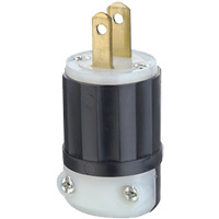 Hospital Grade Extension Plug, Nylon, 15 A, 125 V Seaboard Timber Mart