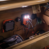 Powerbox 1 Magnetic Power Strip, 4 Outlet(s), 5', 120 V Seaboard Timber Mart