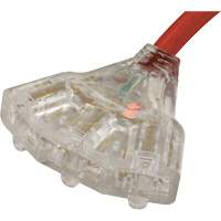 Generator Extension Cord with Tritap, STW, 10 AWG, 3 Outlet(s), 25' Seaboard Timber Mart