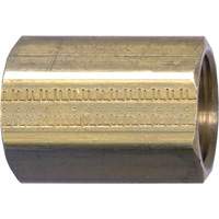 Pipe Coupling, Brass, 3/8" Seaboard Timber Mart