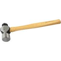 Ball Pein Hammer, 48 oz. Head Weight, Plain Face, Wood Handle Seaboard Timber Mart
