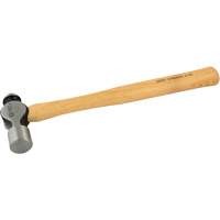 Ball Pein Hammer, 24 oz. Head Weight, Plain Face, Wood Handle Seaboard Timber Mart