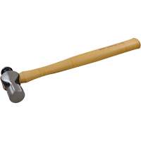 Ball Pein Hammer, 16 oz. Head Weight, Plain Face, Wood Handle Seaboard Timber Mart