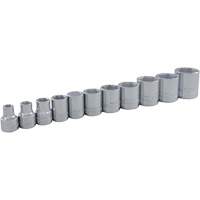 Jeu de douilles SAE, 11 Mcx, Prise de 3/8" Seaboard Timber Mart